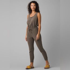 Prana slate green olive green Breathe jumpsuit
